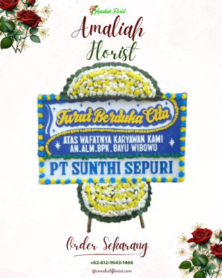 Papan Bunga Duka di Tanjung Muda