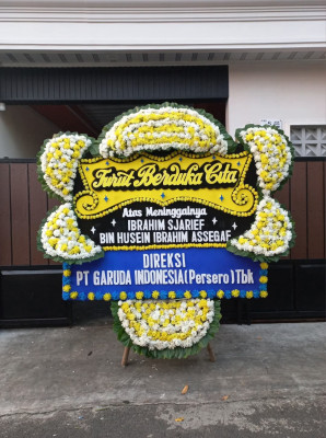 Papan Bunga Duka di Tanjung Muda