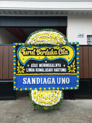 Papan Bunga Duka di Tanjung Muda